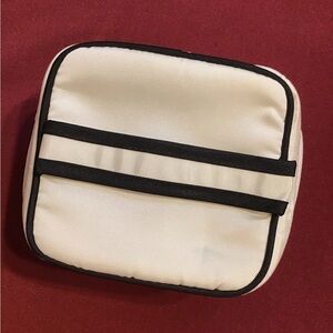Top zip around cosmetic bag